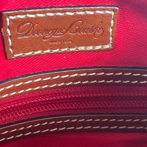 Dooney & Bourke Love Letter Carrier Crossbody Purse Pebble Grain Leather Black - Picture 4 of 8